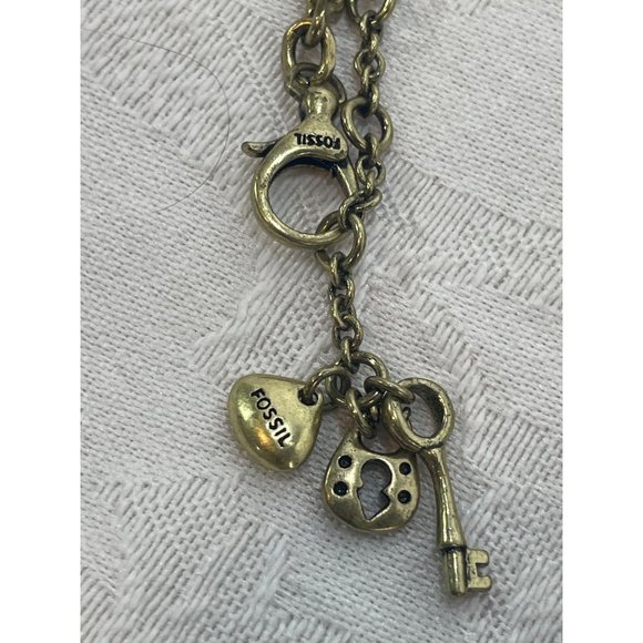 Fossil Fashion Owl Pendant Locket Vintage 80’s Super Cute - Picture 6 of 8